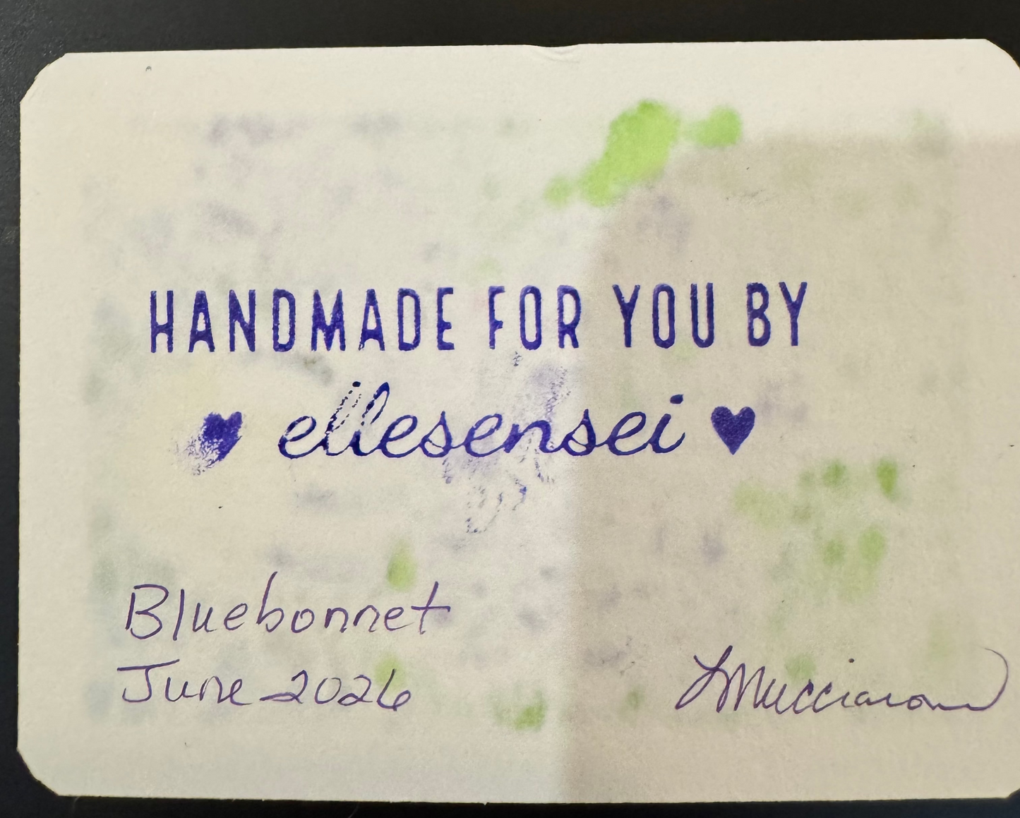 ACEO Texas Bluebonnet, Original Alcohol Markers on Cardstock, 2.5 x 3.5 inches by Ellesensei