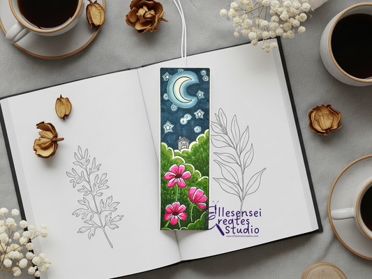 Tiny Homes in the Moonlight Bookmarks