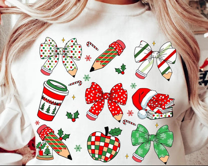 Maître de Noël Coquette Manches Longues
